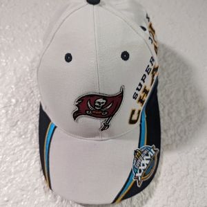 Tampa Bay Buccaneers Hat Mens Strapback Cap Super Bowl Champions Reebok On Field